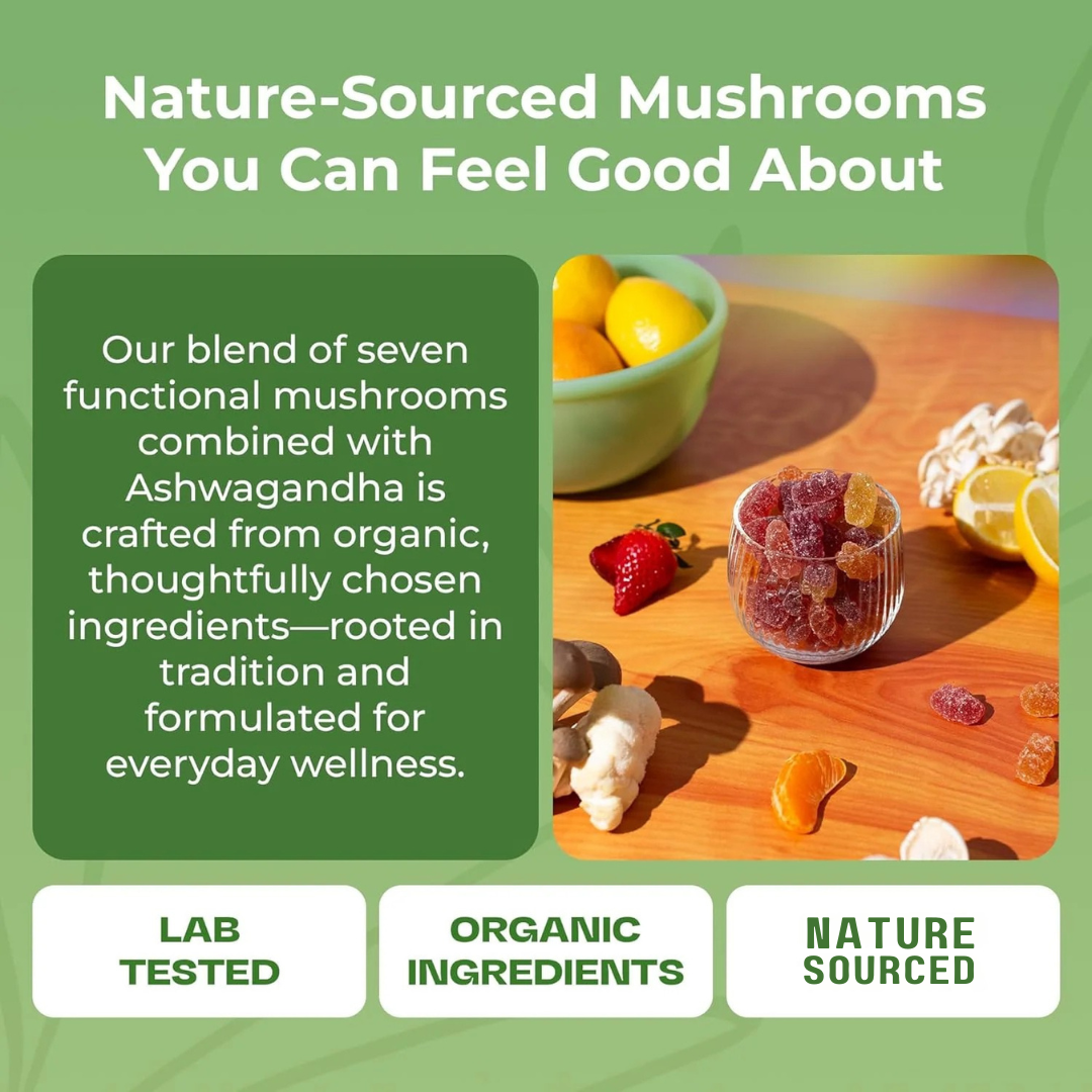 Simzotic™ Mushroom Ashwagandha Gummies (Sales End Today)