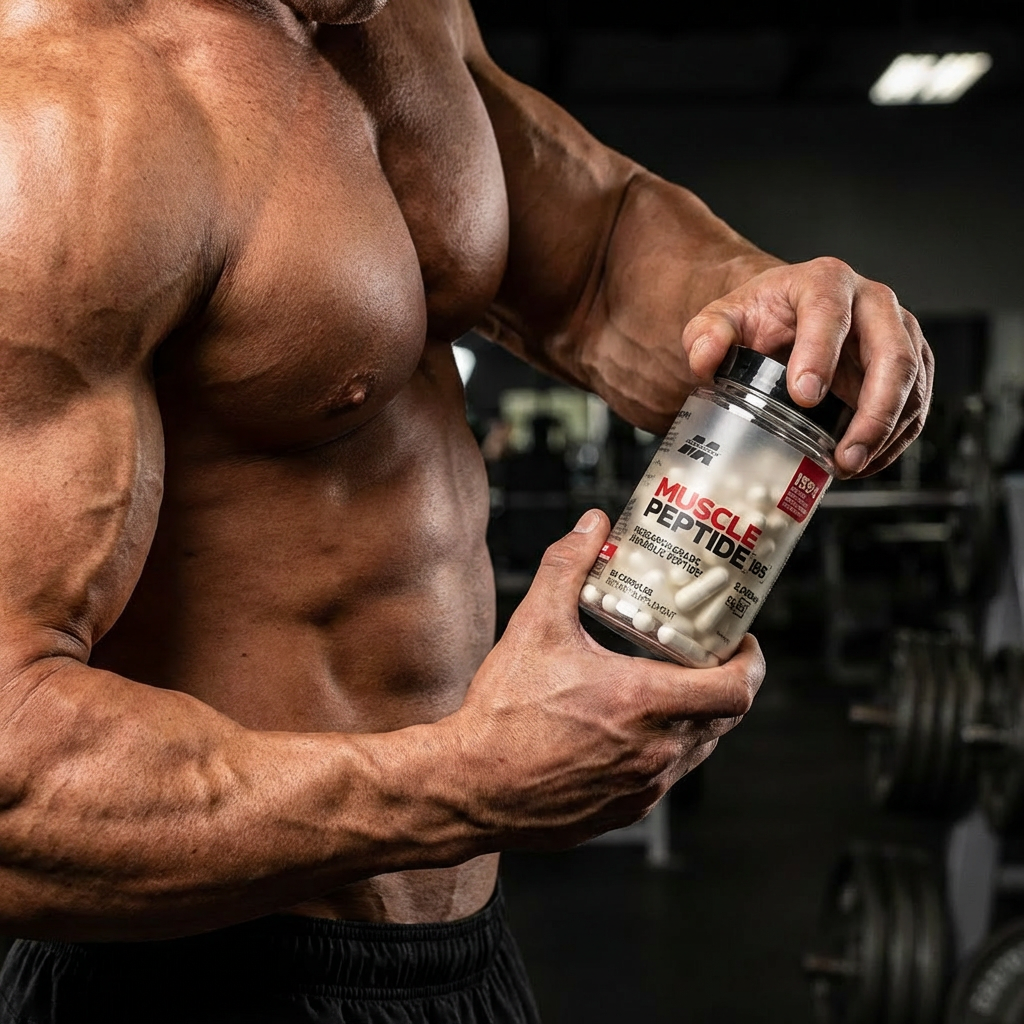 Muscle Peptide 185 Supplements Build Lean Muscle 3X Faster