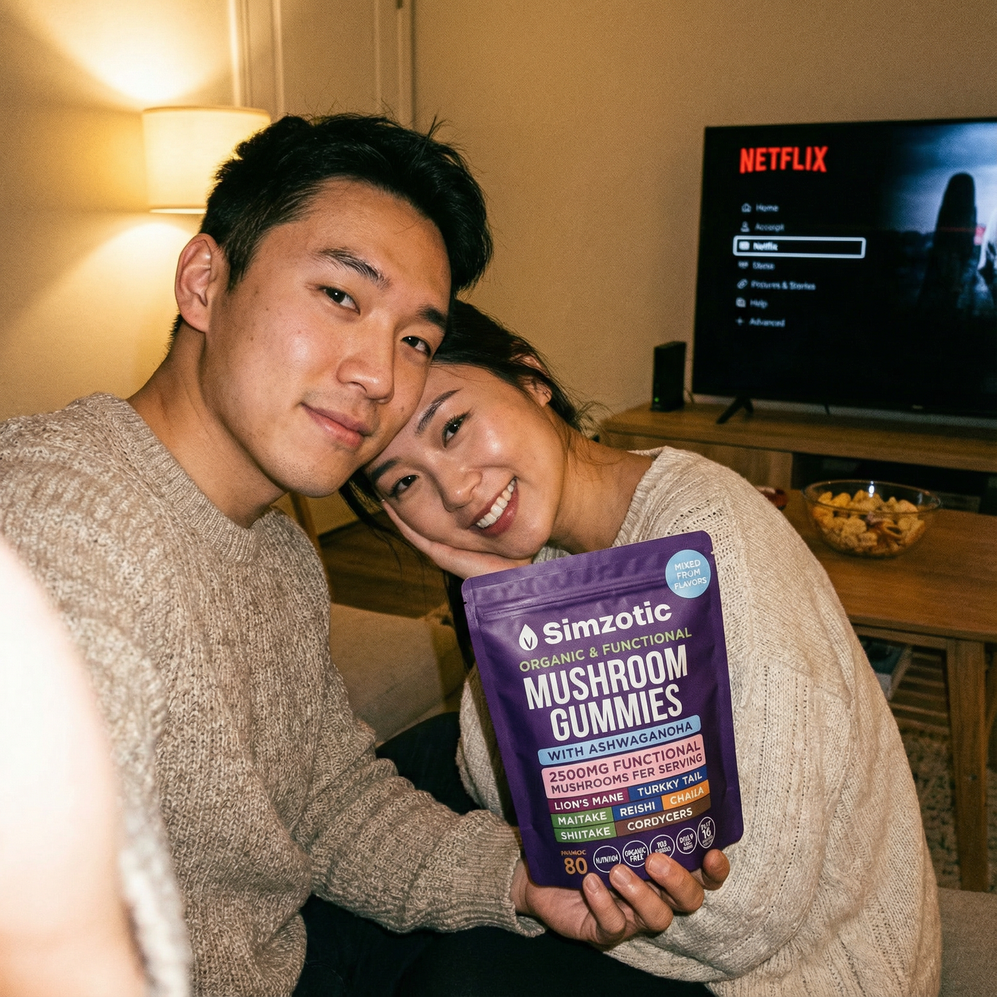 Simzotic™ Mushroom Ashwagandha Gummies (Sales End Today)